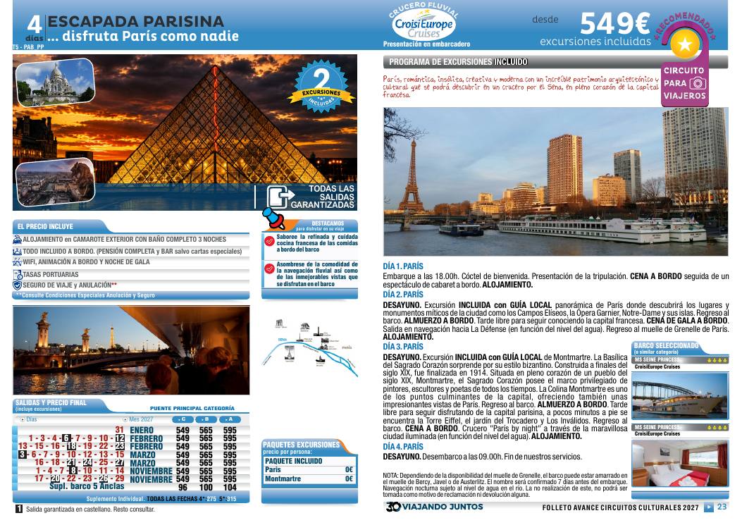 Programa del folleto, página 12