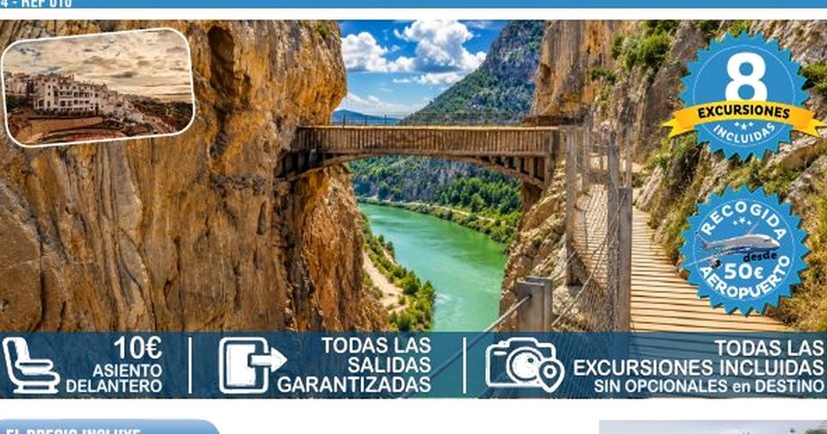 Málaga y Caminito del Rey 2027
